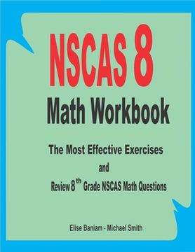 portada NSCAS 8 Math Workbook: The Most Effective Exercises and Review 8th Grade NSCAS Math Questions