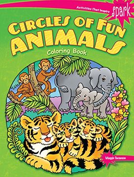 portada Spark Circles of fun Animals Coloring Book (Dover Coloring Books) (en Inglés)