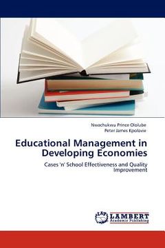 portada educational management in developing economies (en Inglés)