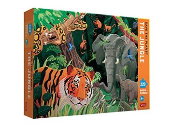 portada Save the Planet. The Jungle. 220 Piece Puzzle. Con Puzzle 