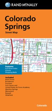 portada Rand McNally Folded Map: Colorado Springs Street Map