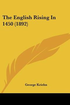 portada the english rising in 1450 (1892) (in English)