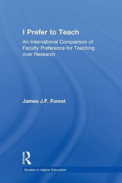 portada I Prefer to Teach: An International Comparison of Faculty Preference for Teaching (en Inglés)