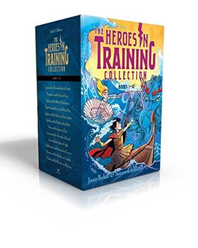 portada Heroes in Training Olympian Collection Books 1-12: Zeus and the Thunderbolt of Doom; Poseidon and the sea of Fury; Hades and the Helm of Darkness; Hyp de Joan Holub(Aladdin Paperbacks % ss) (en Inglés)