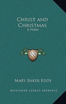 portada christ and christmas: a poem (en Inglés)