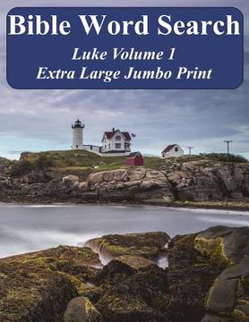 portada Bible Word Search Luke Volume 1: King James Version Extra Large Jumbo Print