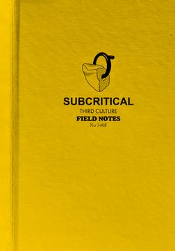 portada Subcritical: Third Culture Field Notes (in English)