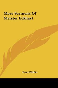 portada more sermons of meister eckhart (in English)