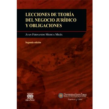 portada LECCIONES DE TEORÍA DEL NEGOCIO JURÍDICO Y OBLIGACIONES