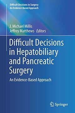 portada Difficult Decisions in Hepatobiliary and Pancreatic Surgery: An Evidence-Based Approach (en Inglés)