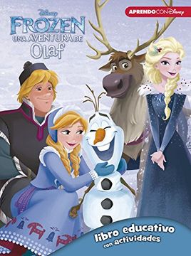 portada Frozen: una aventura de Olaf (Libro educativo Disney con actividades)
