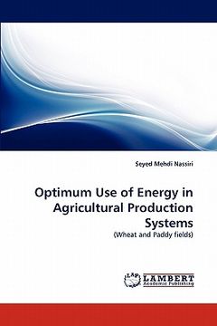 portada optimum use of energy in agricultural production systems (en Inglés)