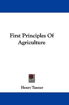 portada first principles of agriculture (en Inglés)