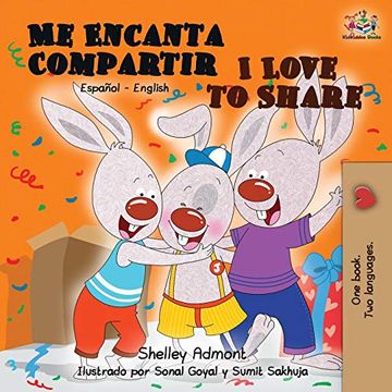 portada Me Encanta Compartir i Love to Share: Spanish English Bilingual Book (Spanish English Bilingual Collection)