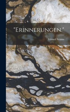 portada "Erinnerungen." (in German)