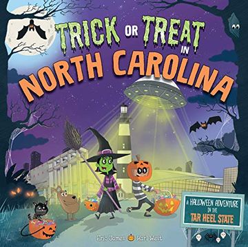 portada Trick or Treat in North Carolina: A Halloween Adventure in the tar Heel State 