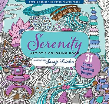 portada Serenity Adult Coloring Book (31 stress-relieving designs) (Studio Series Artist's Coloring Book)