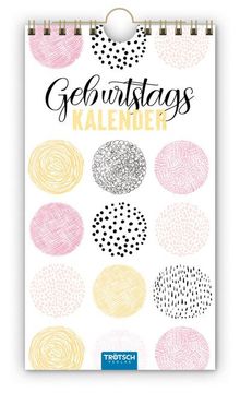 portada Trötsch Geburtstagskalender Glamour: Jahresunabhängiger Immerwährender Wandkalender (en Alemán)
