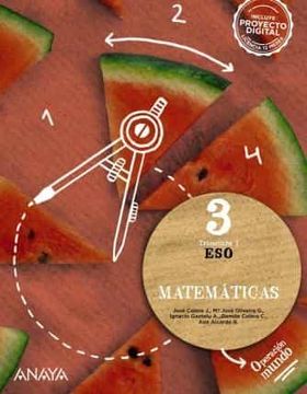 portada Matematicas 3º eso + Libro Digital