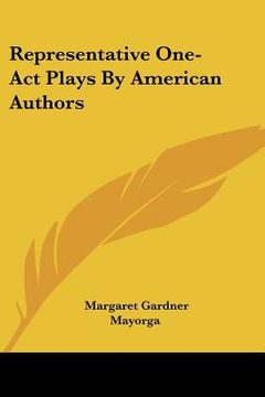 portada representative one-act plays by american authors (en Inglés)