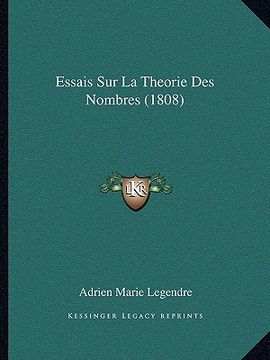 portada Essais Sur La Theorie Des Nombres (1808) (in French)