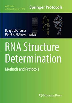 portada Rna Structure Determination: Methods and Protocols (Methods in Molecular Biology, 1490) (en Inglés)