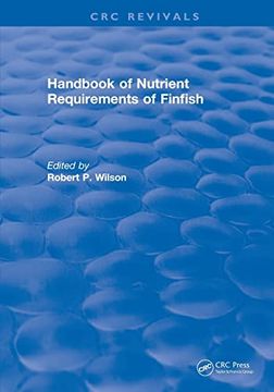 portada Handbook of Nutrient Requirements of Finfish (1991) (Crc Press Revivals) (in English)