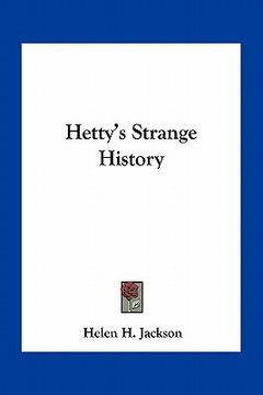 portada hetty's strange history (en Inglés)