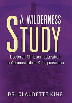 portada a wilderness study (en Inglés)