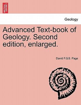 portada advanced text-book of geology. second edition, enlarged. (en Inglés)