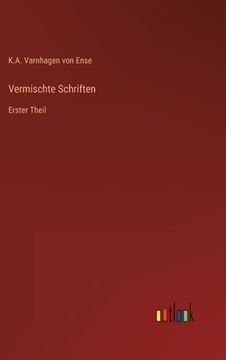 portada Vermischte Schriften: Erster Theil (en Alemán)