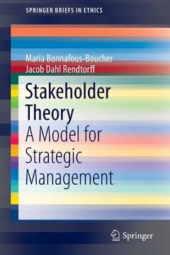 portada Stakeholder Theory: A Model For Strategic Management (springerbriefs In Ethics) (en Inglés)