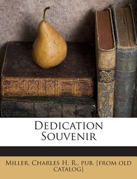 portada Dedication Souvenir (en Inglés)
