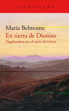 portada En Tierra de Dioniso (in Spanish)