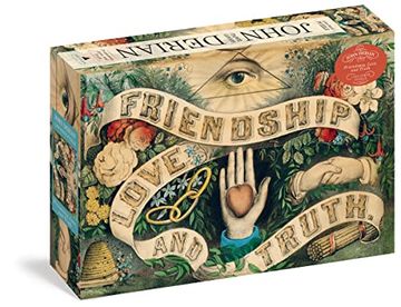portada John Derian Paper Goods: Friendship, Love, and Truth 1,000-Piece Puzzle (en Inglés)