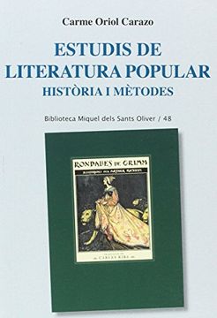 portada Estudis de Literatura Popular (Biblioteca Miquel Dels Sants Oliver) (en Catalá)