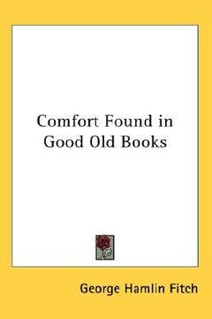portada comfort found in good old books (en Inglés)