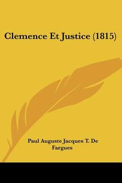 portada Clemence Et Justice (1815) (en Francés)