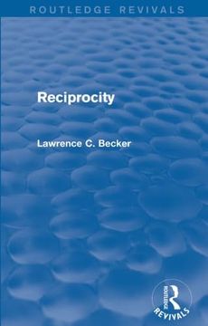 portada Reciprocity (Routledge Revivals) (en Inglés)