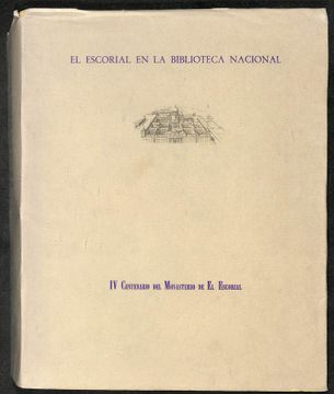 portada El Escorial en la Biblioteca Nacional