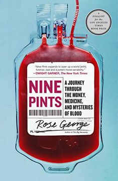portada Nine Pints: A Journey Through the Money, Medicine, and Mysteries of Blood 