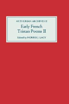 portada early french tristan poems: ii (en Inglés)