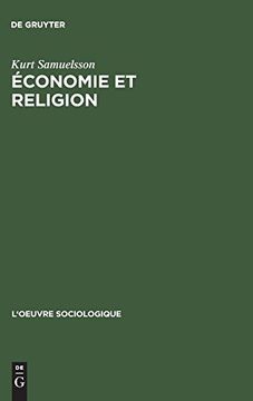 portada Économie et Religion: Une Critique de max Weber (en Francés)