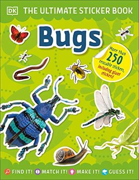 portada The Ultimate Sticker Book Bugs (en Inglés)