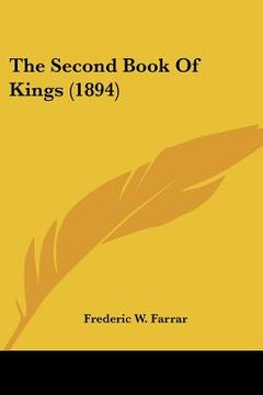 portada the second book of kings (1894) (en Inglés)