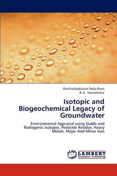 portada isotopic and biogeochemical legacy of groundwater (in English)