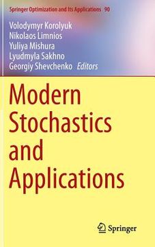portada Modern Stochastics and Applications (en Inglés)