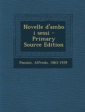 portada Novelle D'Ambo I Sessi (en Italiano)