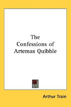 portada the confessions of artemas quibble (en Inglés)