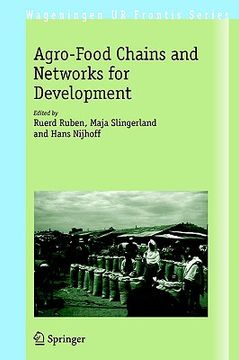 portada the agro-food chains and networks for development (en Inglés)
